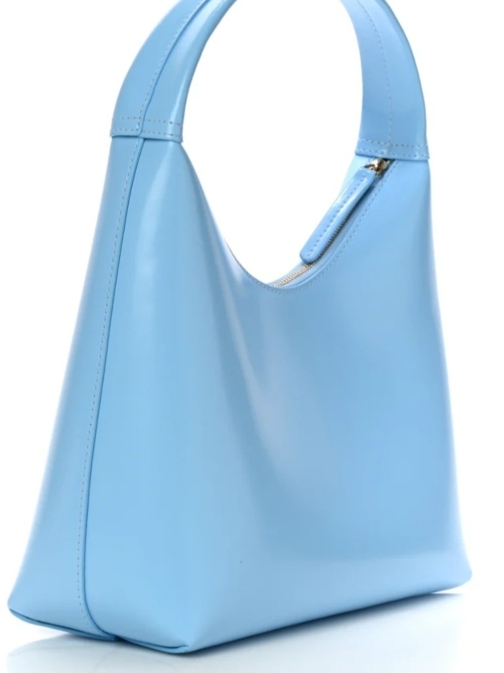 Mansur Gavriel Polished Calfskin Mini Candy Bag Light Blue